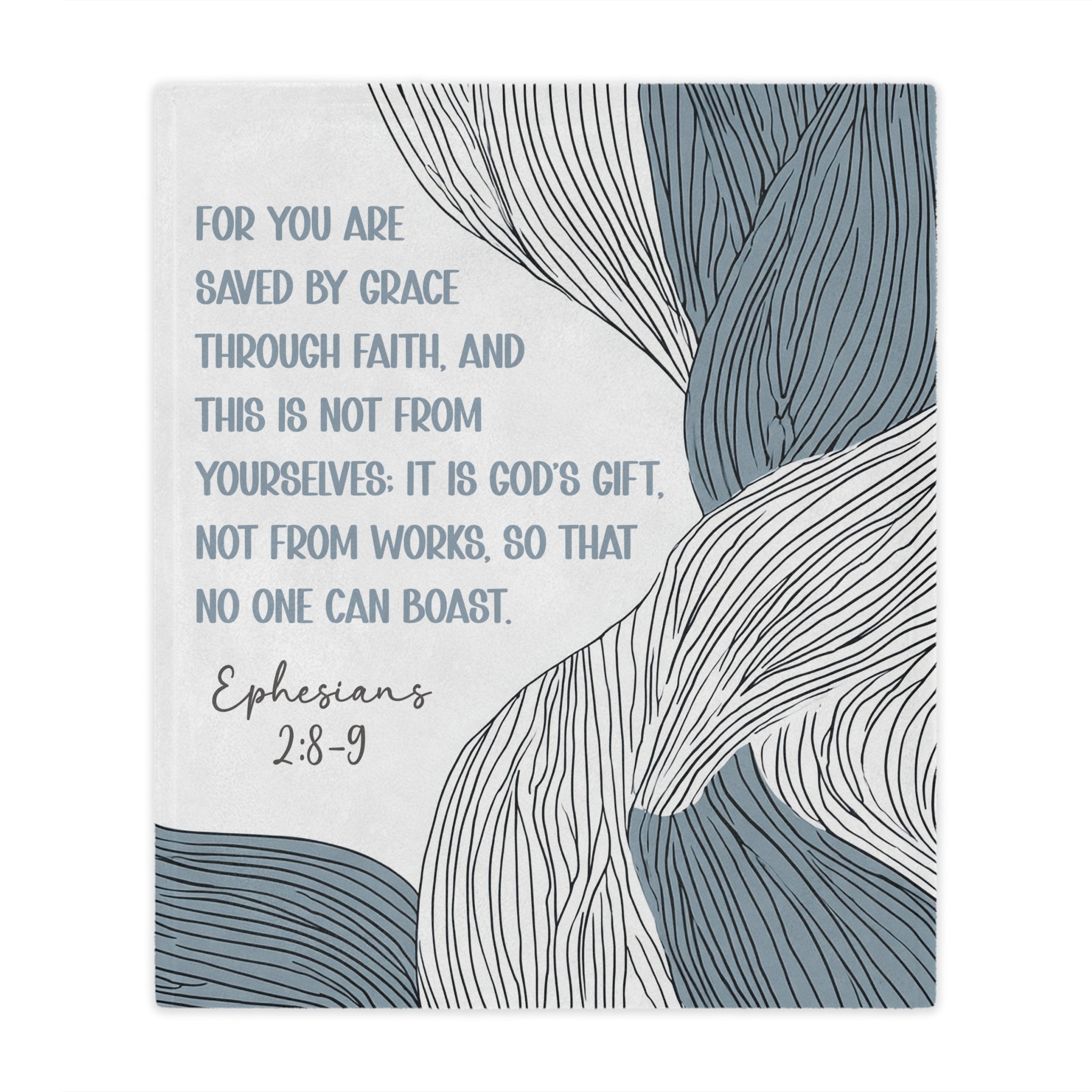 Custom Verse - Braids - Minky Throw Blanket