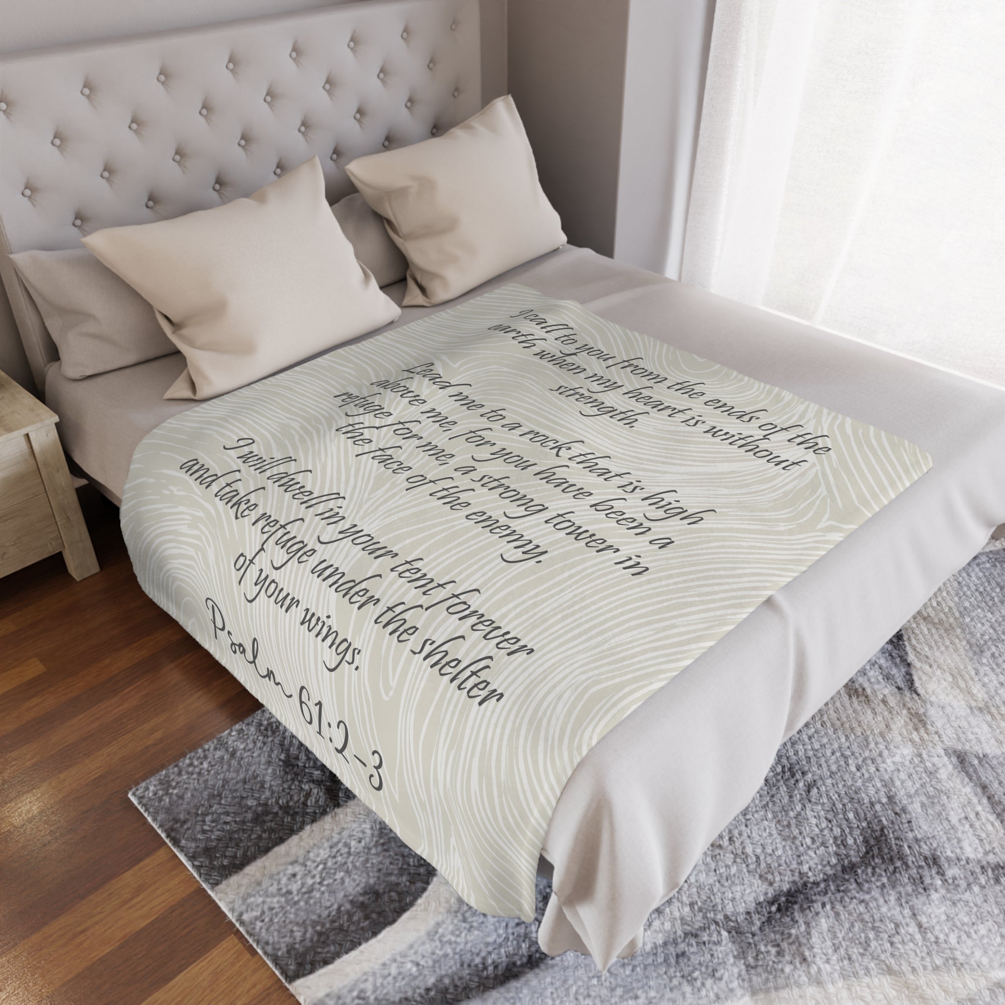 Custom Verse - Contours - Minky Throw Blanket