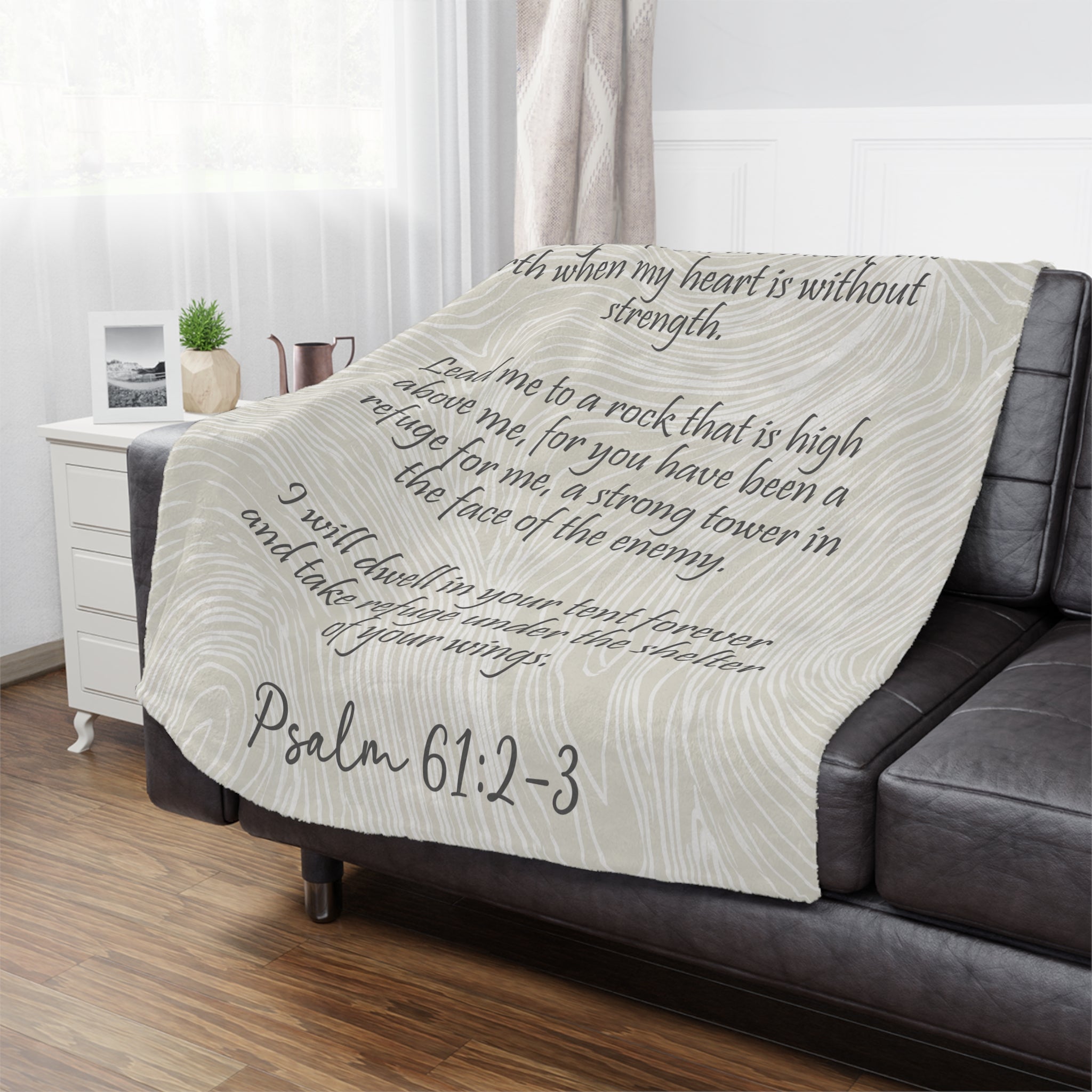Custom Verse - Contours - Minky Throw Blanket