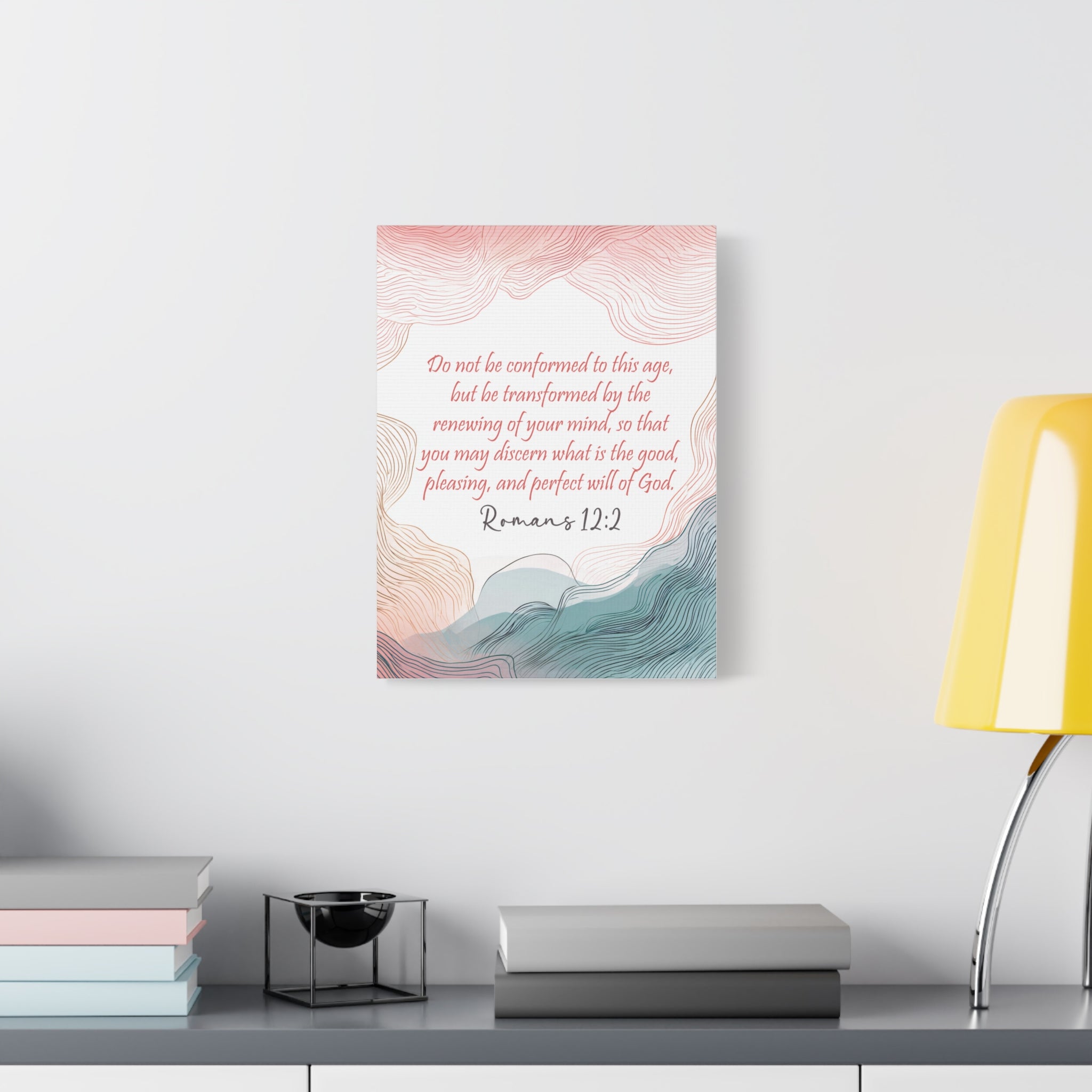Romans 12:2 - Canvas Wall Art