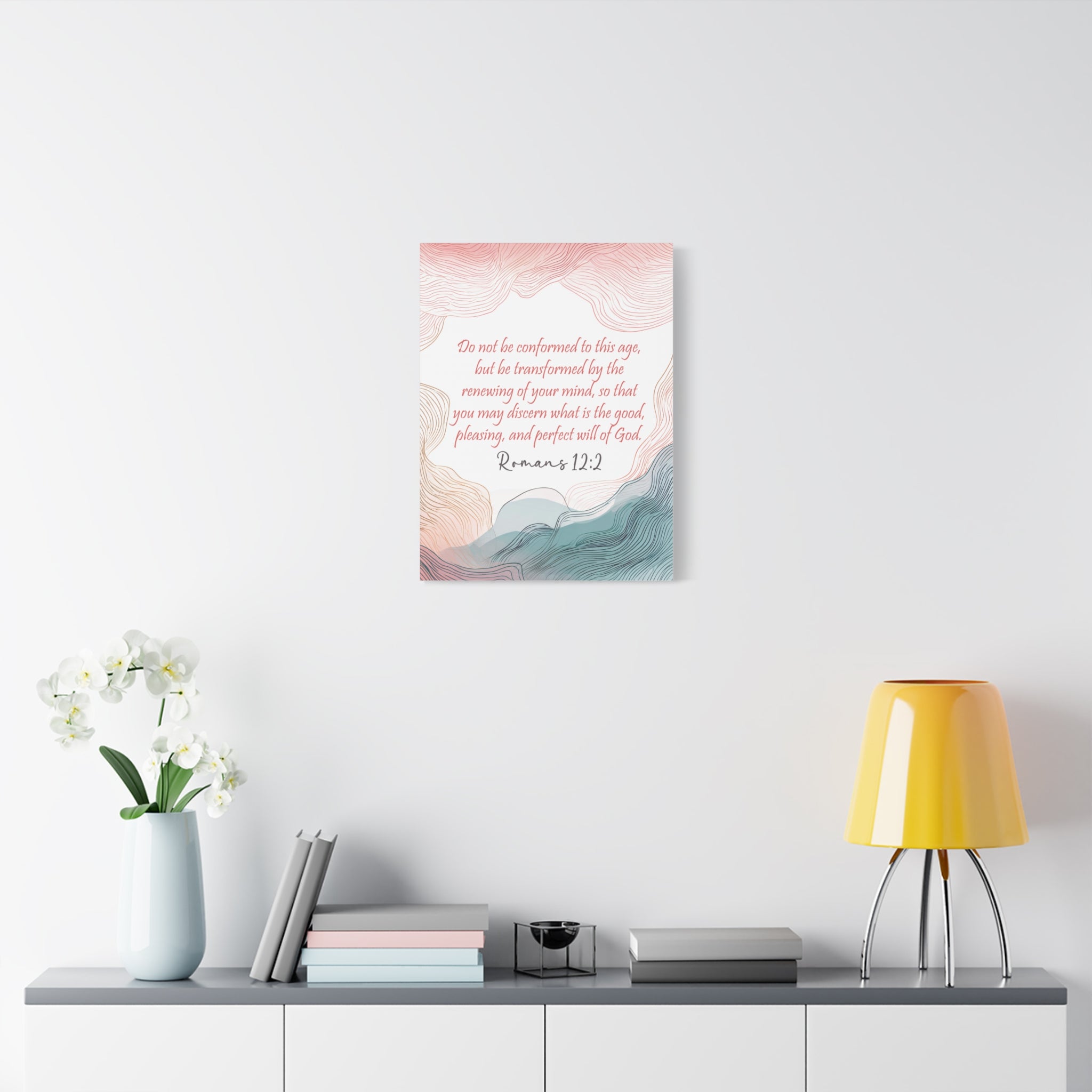 Romans 12:2 - Canvas Wall Art