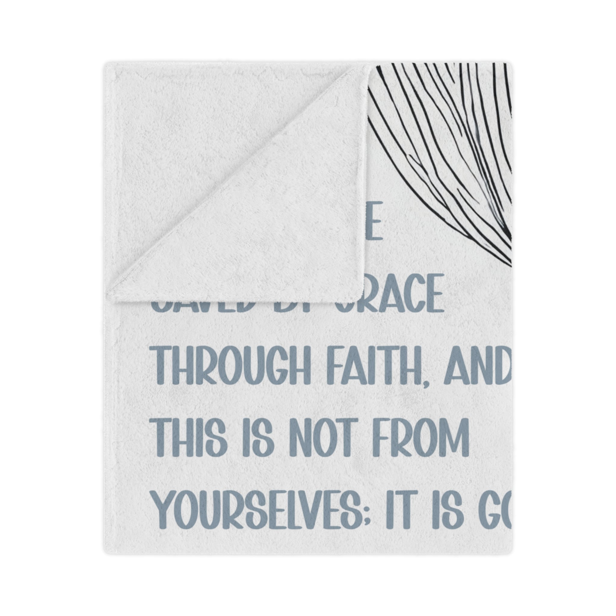 Custom Verse - Braids - Minky Throw Blanket