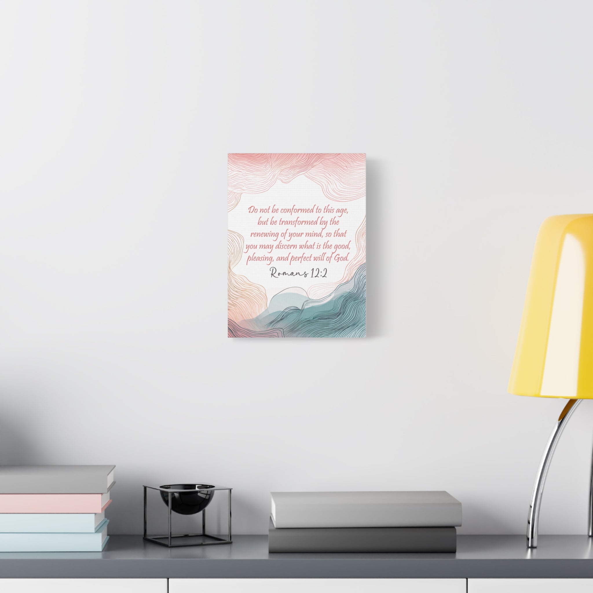 Romans 12:2 - Canvas Wall Art