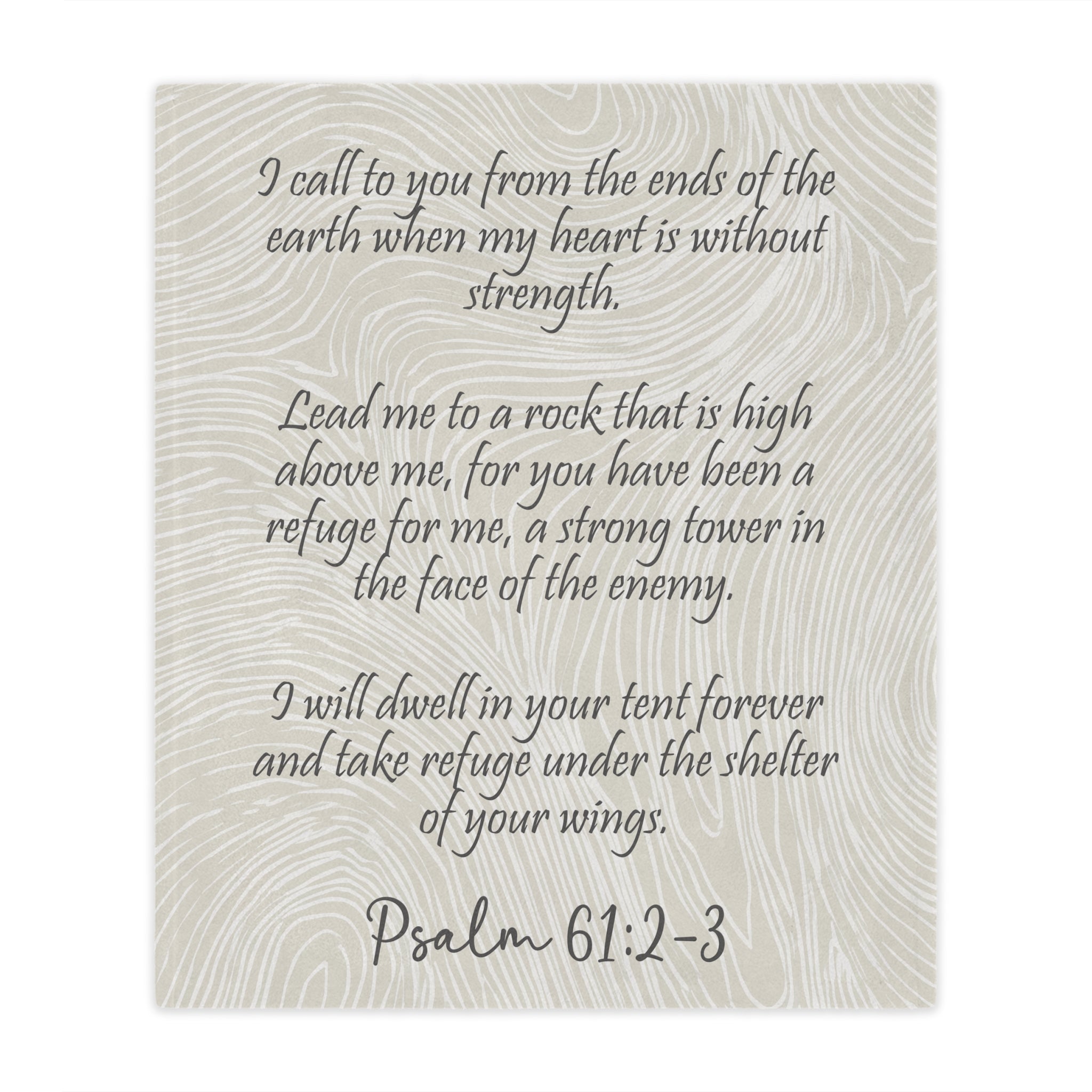 Custom Verse - Contours - Minky Throw Blanket