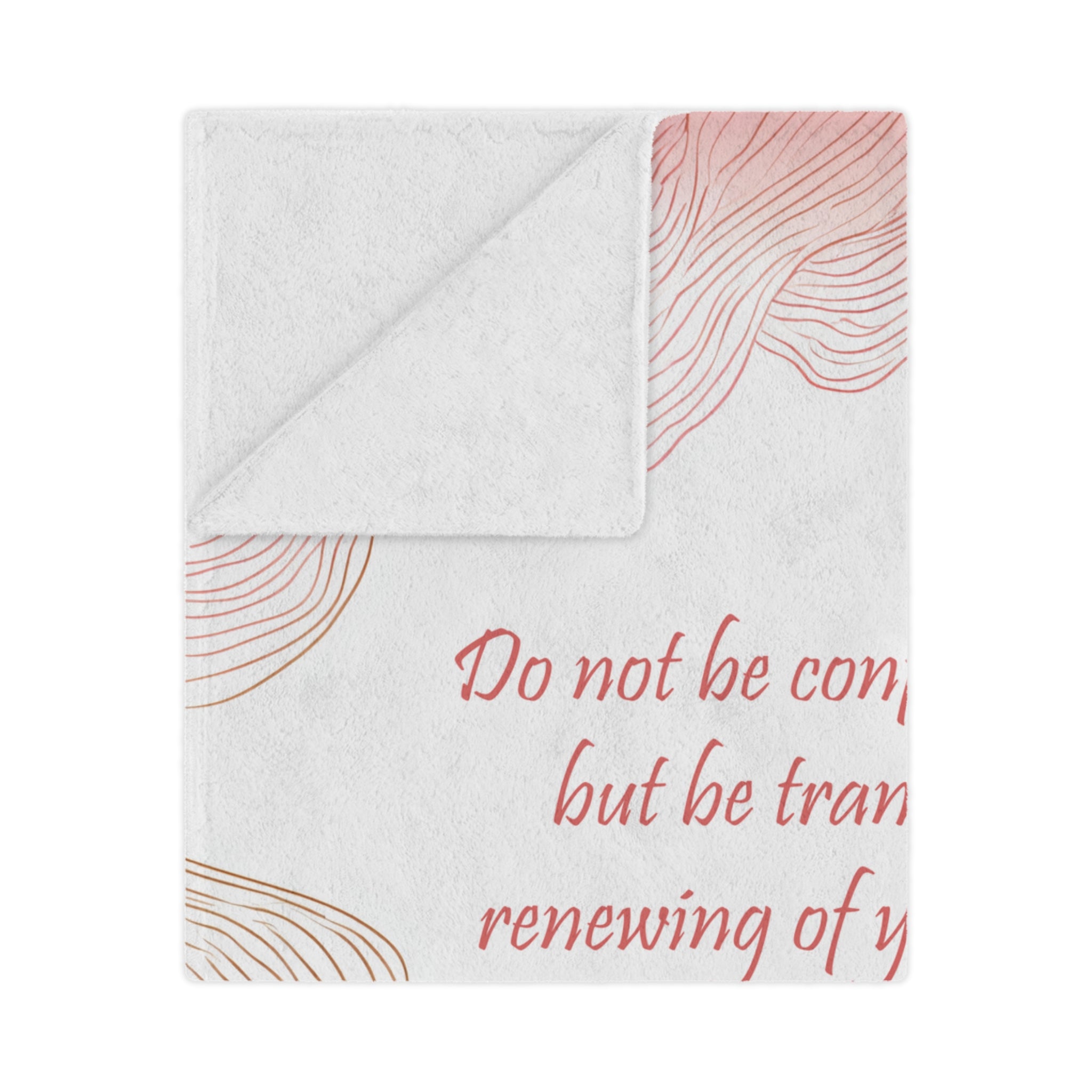 Custom Verse - Waves - Minky Throw Blanket